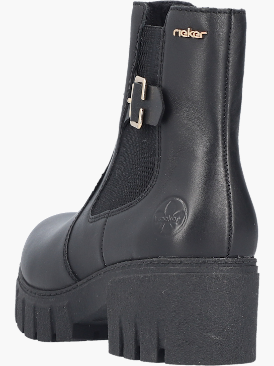 Rieker Damen Chelsea Boots Schwarz 143716 4