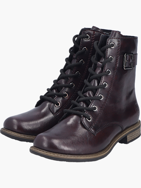 Rieker Damen Schnürstiefel Rot 143718 2
