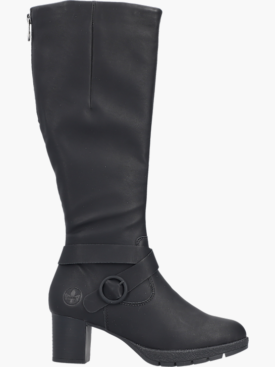 Rieker Damen Hochschaftstiefel Schwarz 143739 1