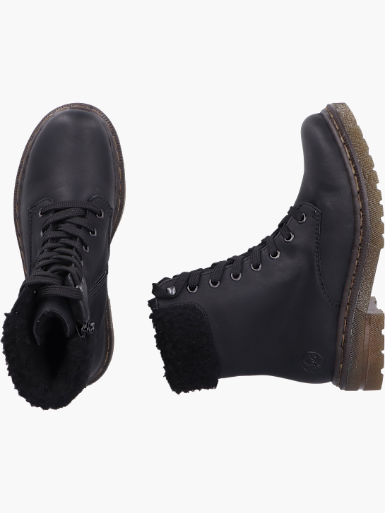 Rieker Damen Schnürstiefel Schwarz 143740 4