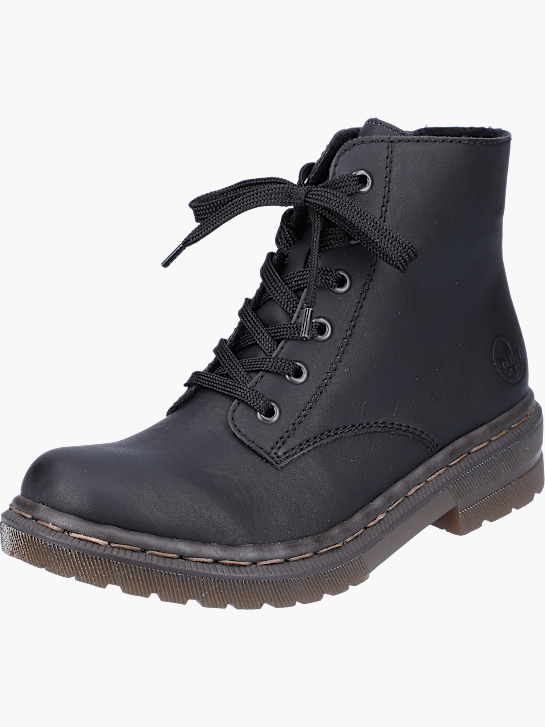 Rieker Damen Schnürstiefel Schwarz 143741 2