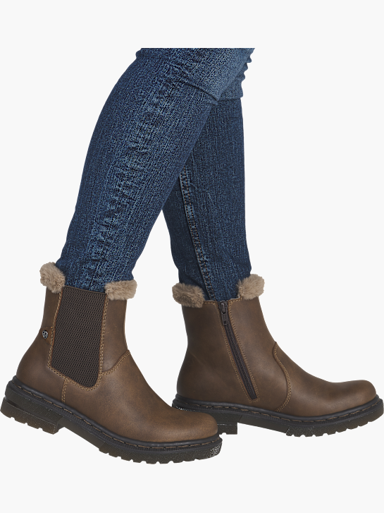 Rieker Damen Chelsea Boots Braun 143743 4