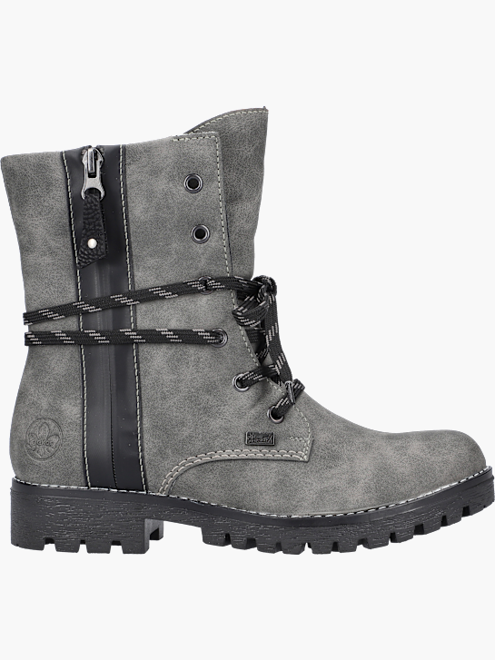 Rieker Damen Schnürstiefel Grau 143744 1