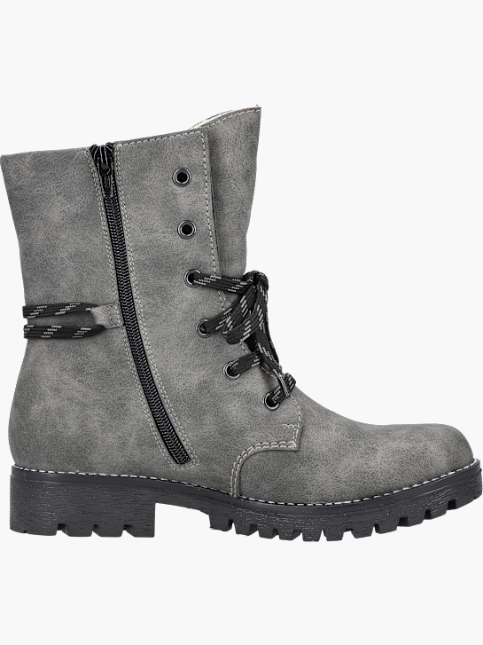 Rieker Damen Schnürstiefel Grau 143744 3