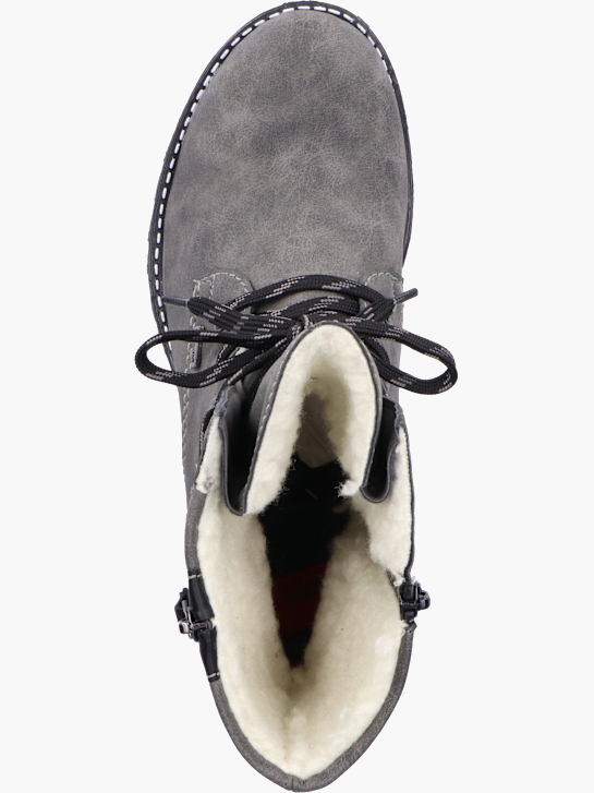 Rieker Damen Schnürstiefel Grau 143744 4