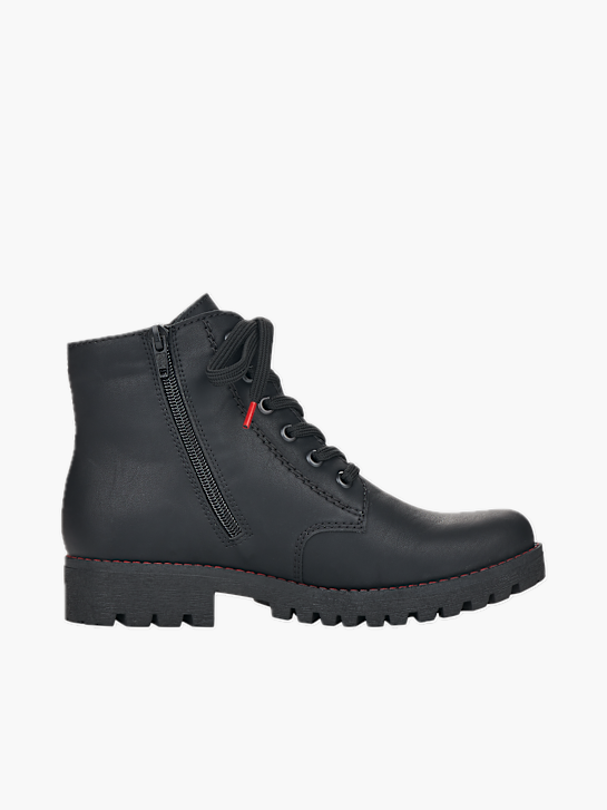 Rieker Damen Schnürstiefel Schwarz 137472 3