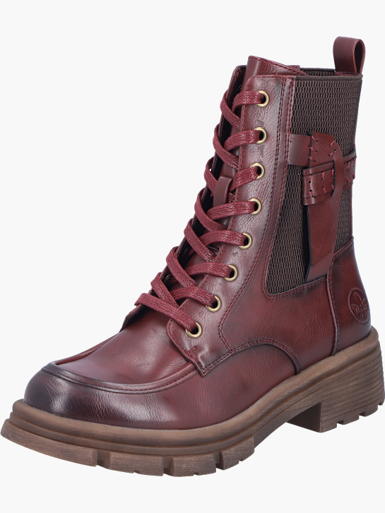 Rieker Damen Schnürstiefel Rot 143760 3