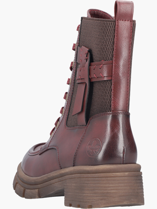 Rieker Damen Schnürstiefel Rot 143760 4