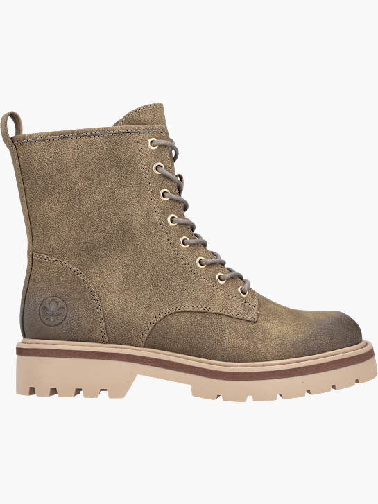 Rieker Damen Schnürstiefel Grün 143764 1