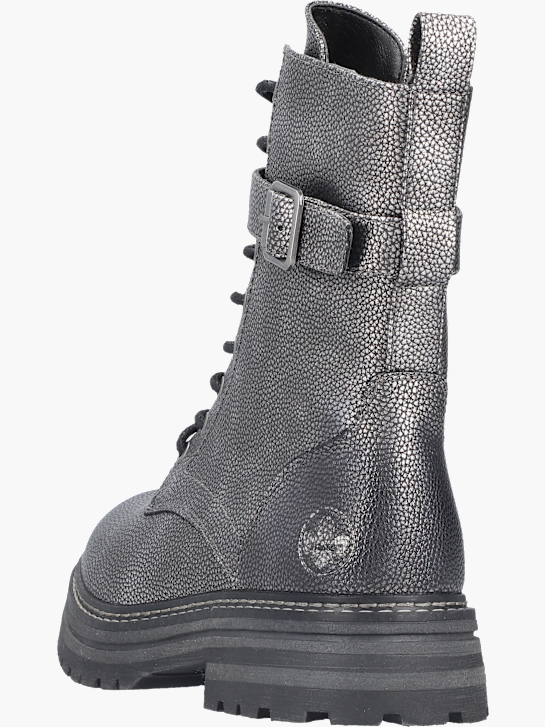 Rieker Damen Biker Boots Silber 143768 4