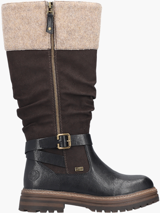 Rieker Damen Hochschaftstiefel Schwarz 143771 1