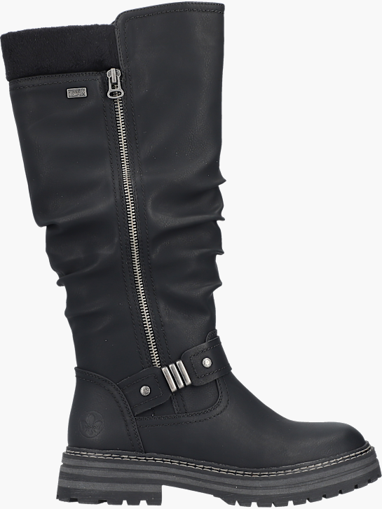 Rieker Damen Hochschaftstiefel Schwarz 143772 1
