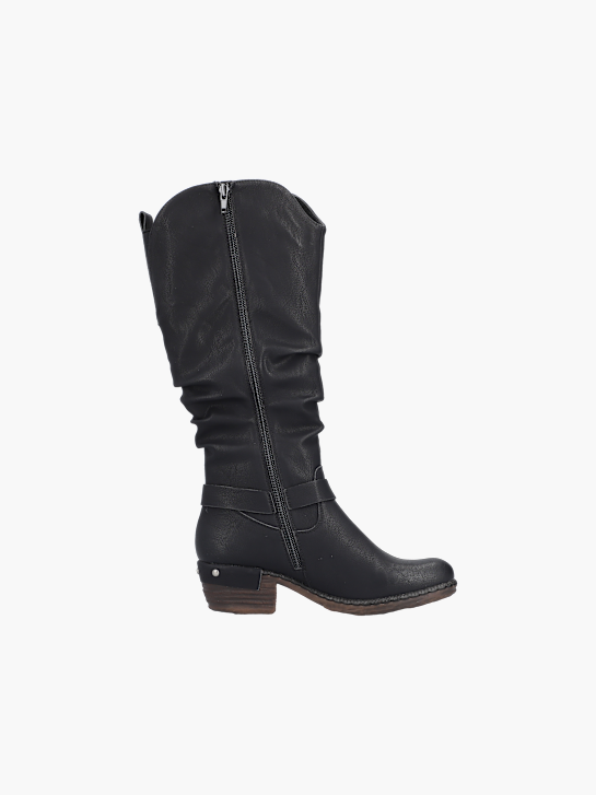 Rieker Damen Hochschaftstiefel Schwarz 137487 3
