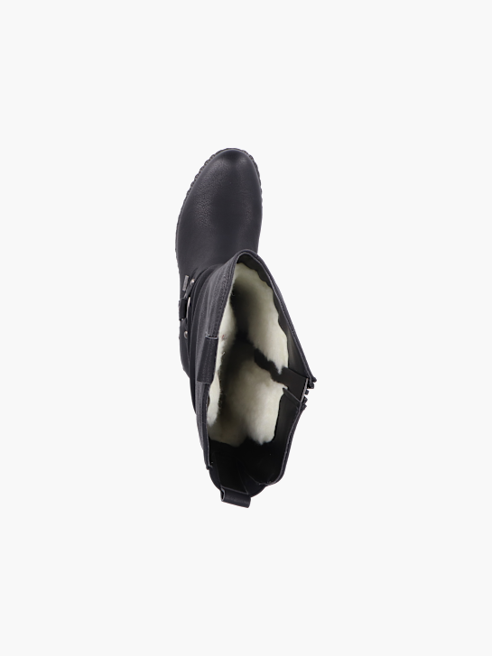 Rieker Damen Hochschaftstiefel Schwarz 137487 4