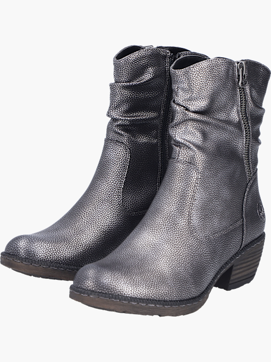 Rieker Damen Stiefeletten Silber 143773 2
