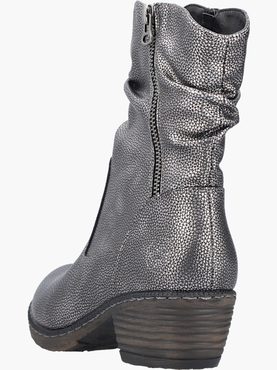 Rieker Damen Stiefeletten Silber 143773 4