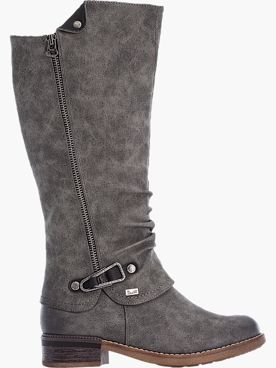 Rieker Damen Hochschaftstiefel Grau 143775 1