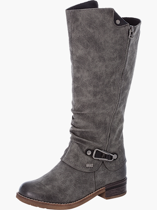 Rieker Damen Hochschaftstiefel Grau 143775 2