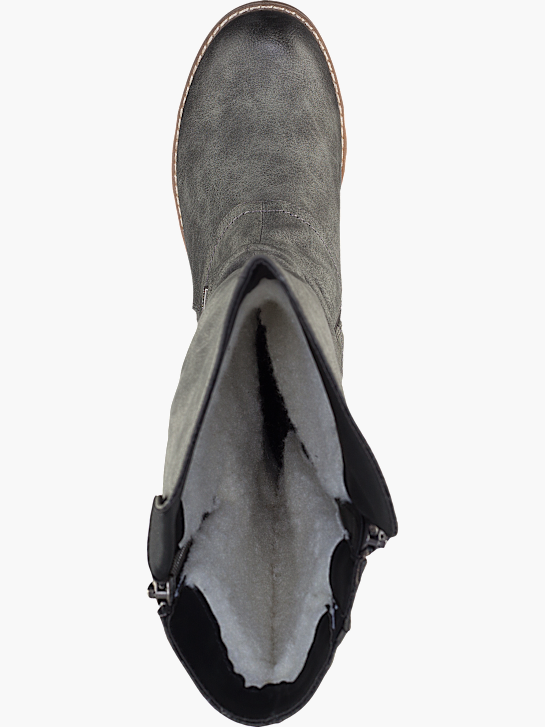 Rieker Damen Hochschaftstiefel Grau 143775 4