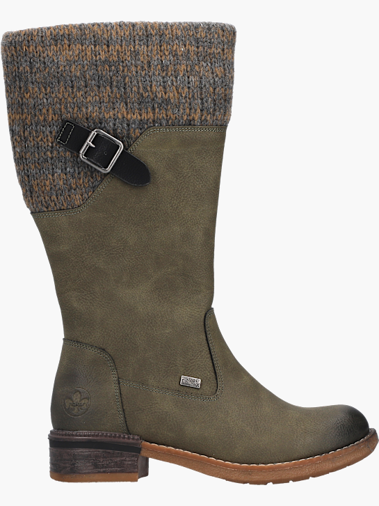 Rieker Damen Hochschaftstiefel Grün 143778 1