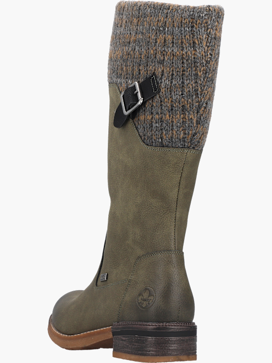 Rieker Damen Hochschaftstiefel Grün 143778 4