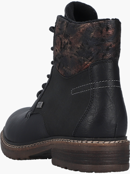 Rieker Damen Schnürstiefel Schwarz 143781 4