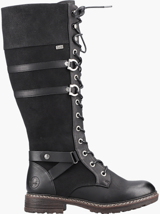 Rieker Damen Hochschaftstiefel Schwarz 131420 1