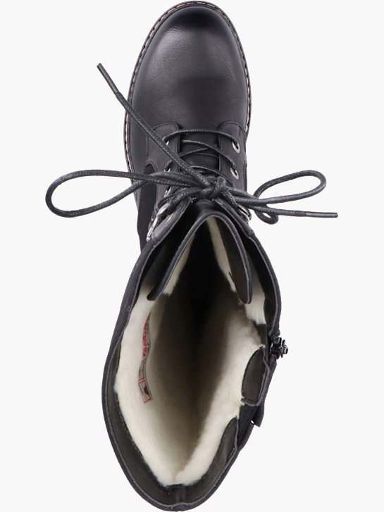 Rieker Damen Hochschaftstiefel Schwarz 131420 4