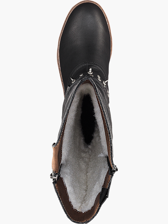 Rieker Damen Hochschaftstiefel Schwarz 143784 4