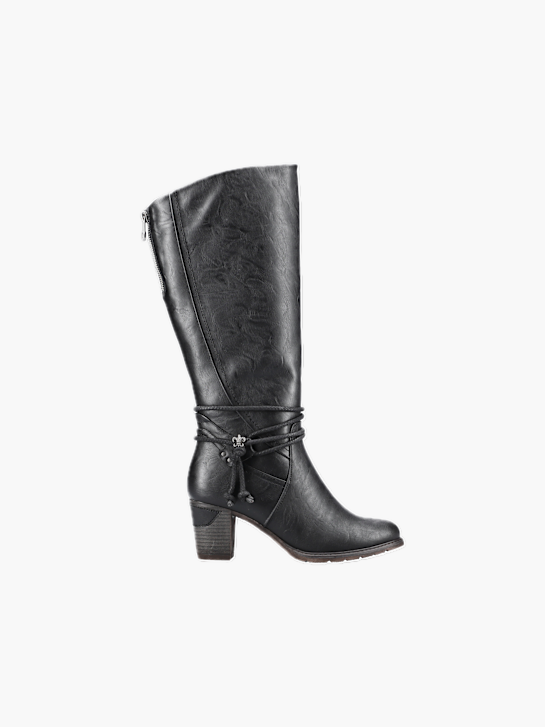 Rieker Damen Hochschaftstiefel Schwarz 137490 1
