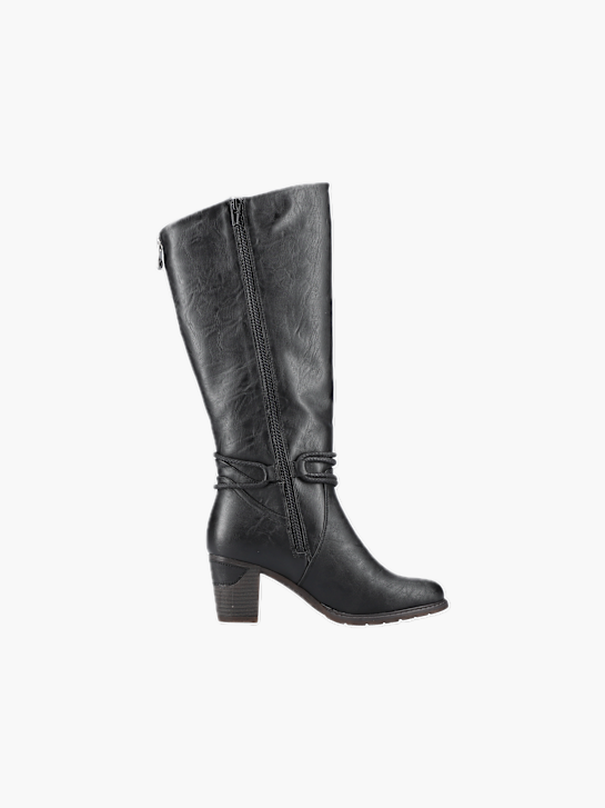 Rieker Damen Hochschaftstiefel Schwarz 137490 3