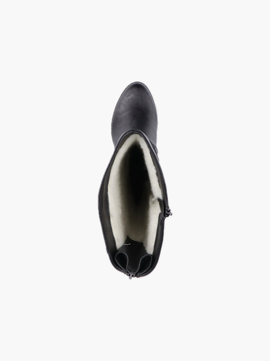 Rieker Damen Hochschaftstiefel Schwarz 137490 4