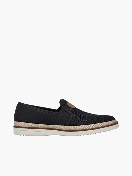 Rieker Herren Slipper Schwarz 129728 1
