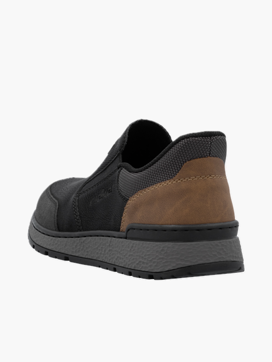 Rieker Herren Slipper Schwarz 135934 3