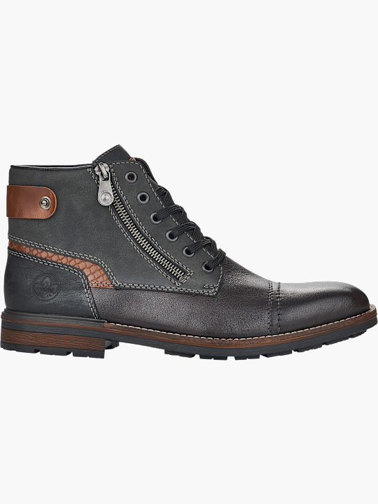 Rieker Herren Schnürstiefel Grau 141672 1