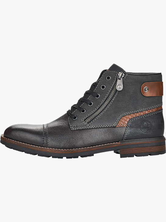 Rieker Herren Schnürstiefel Grau 141672 3