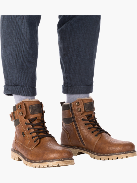 Rieker Herren Schnürstiefel Braun 141674 4