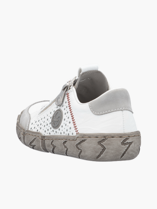 Rieker Damen Slipper Weiß 136039 3