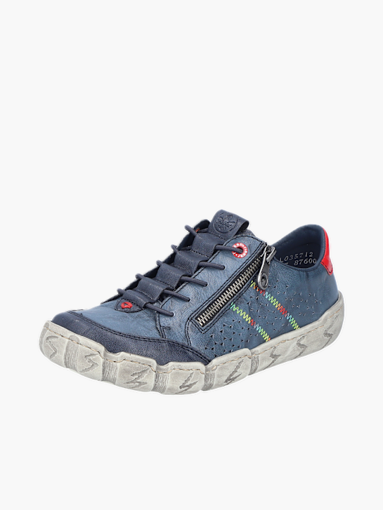 Rieker Damen Schnürschuhe Blau 136040 2