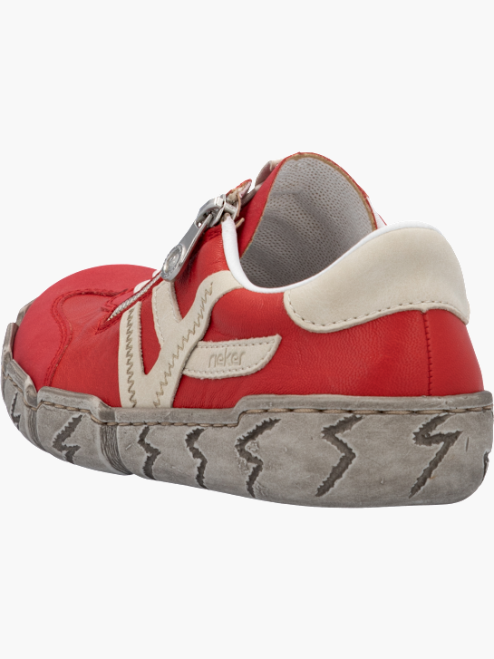 Rieker Damen Schnürschuhe Rot 136043 3