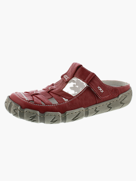 Rieker Damen Clogs Rot 136044 2
