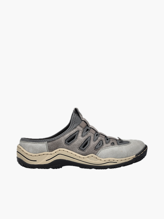 Rieker Damen Clogs Grau 136047 1