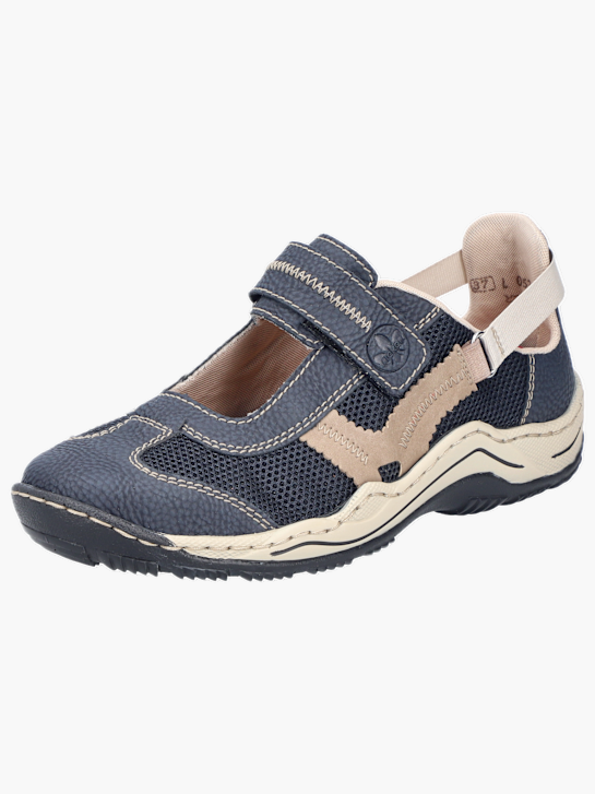 Rieker Damen Slipper Blau 136050 2