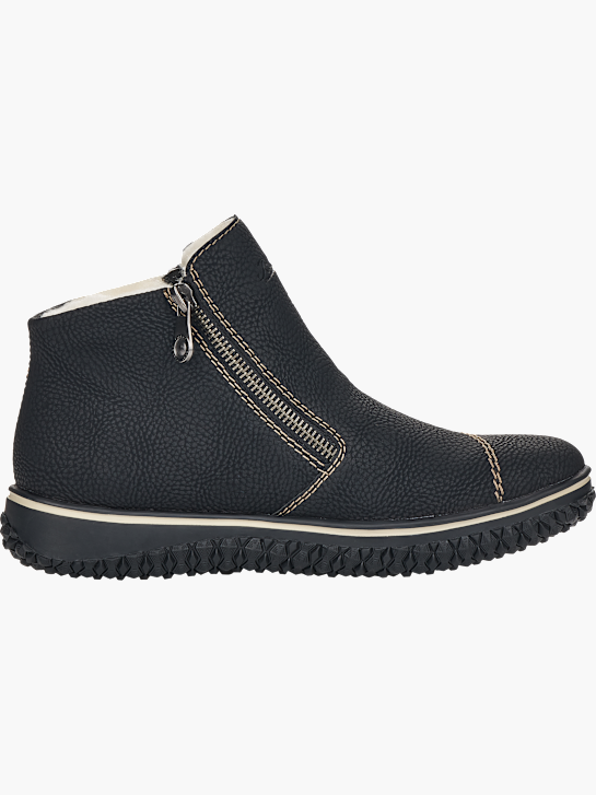 Rieker Damen Slipper Schwarz 141759 2