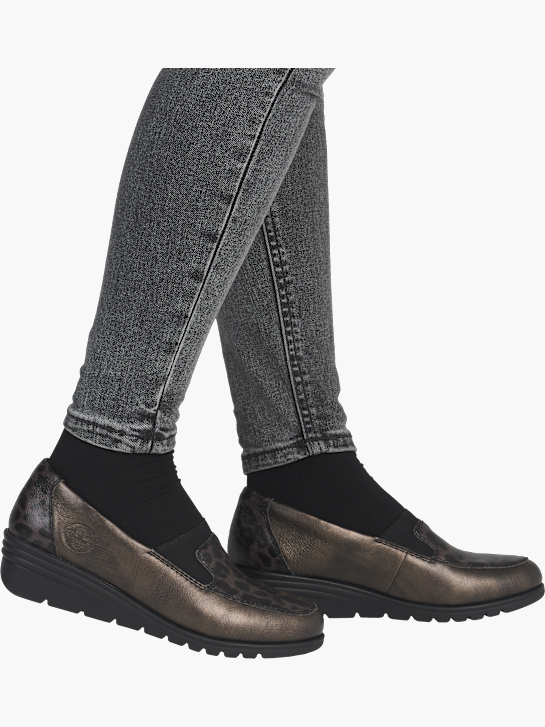 Rieker Damen Loafer Bronze 141761 4
