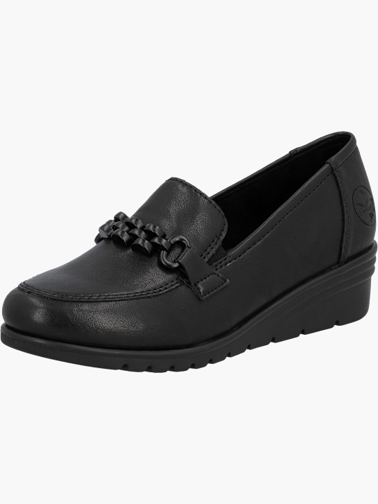 Rieker Damen Loafer Schwarz 141764 3