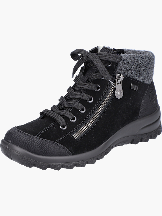 Rieker Damen Schnürstiefel Schwarz 141767 2