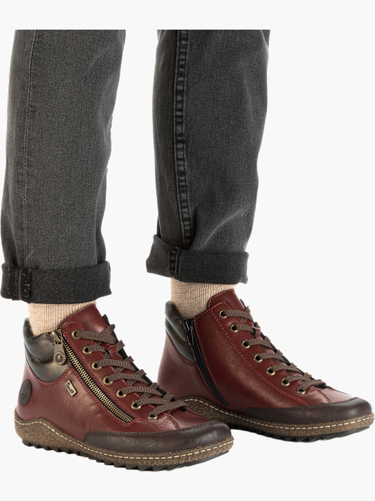 Rieker Damen Kurzstiefel Rot 141769 4