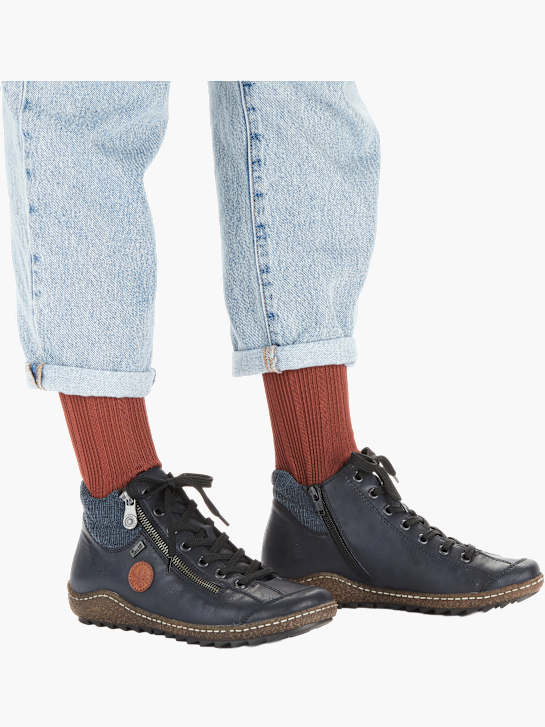 Rieker Damen Kurzstiefel Blau 141771 4