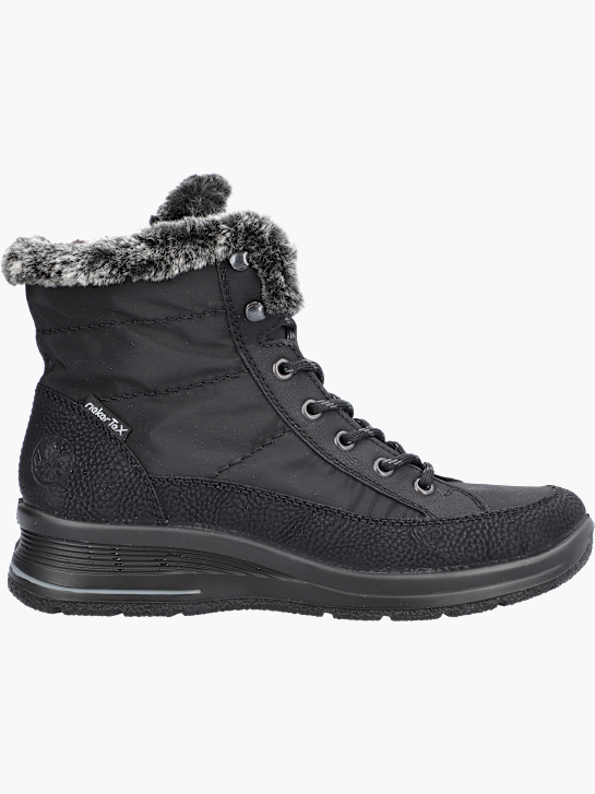 Rieker Damen Schnürstiefel Schwarz 136078 1